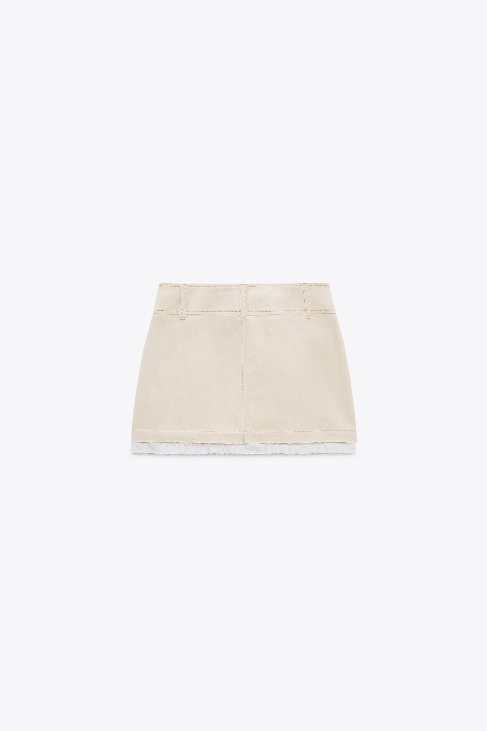 Zara skirt beige Clearance