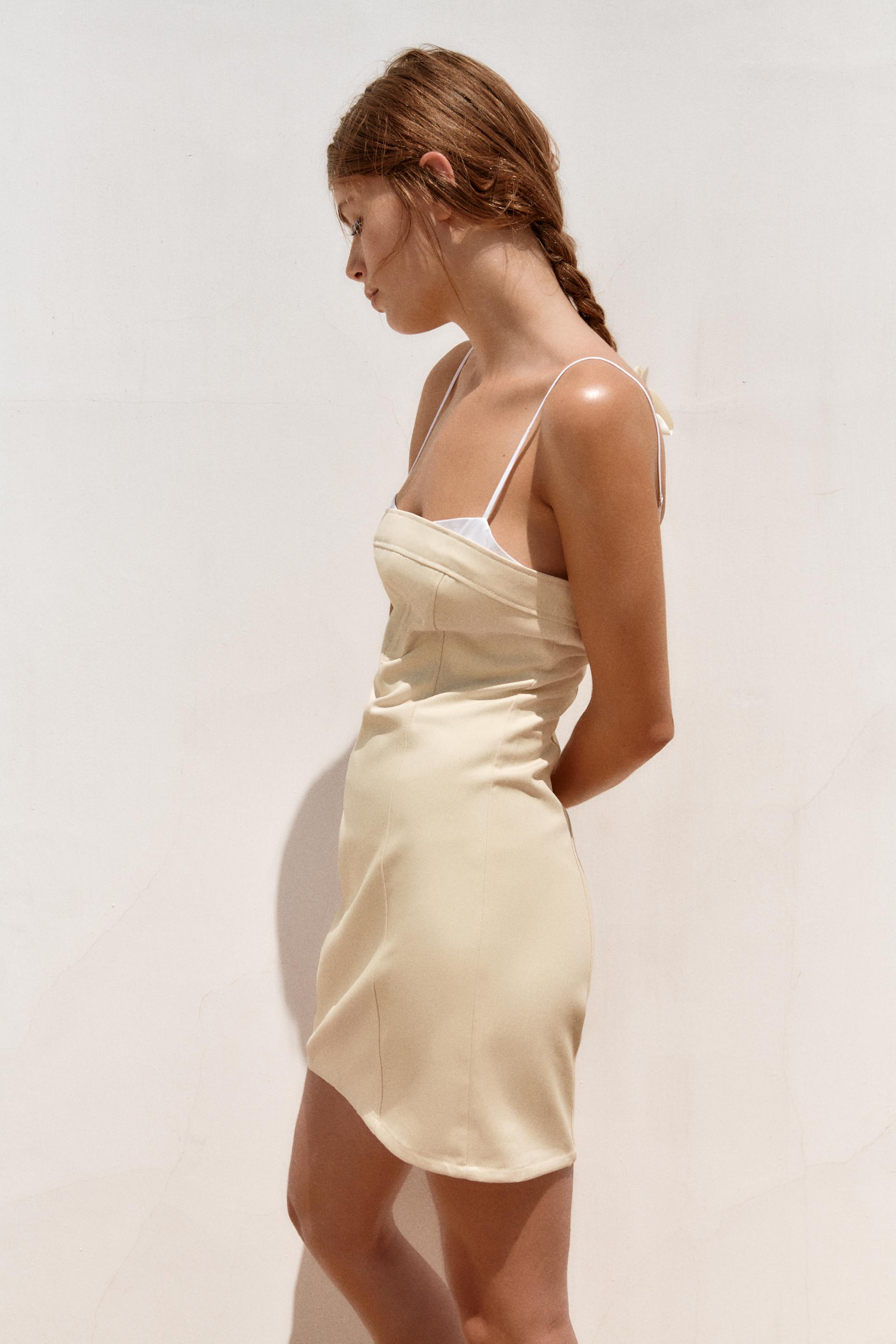 Zara combination short dress Clearance