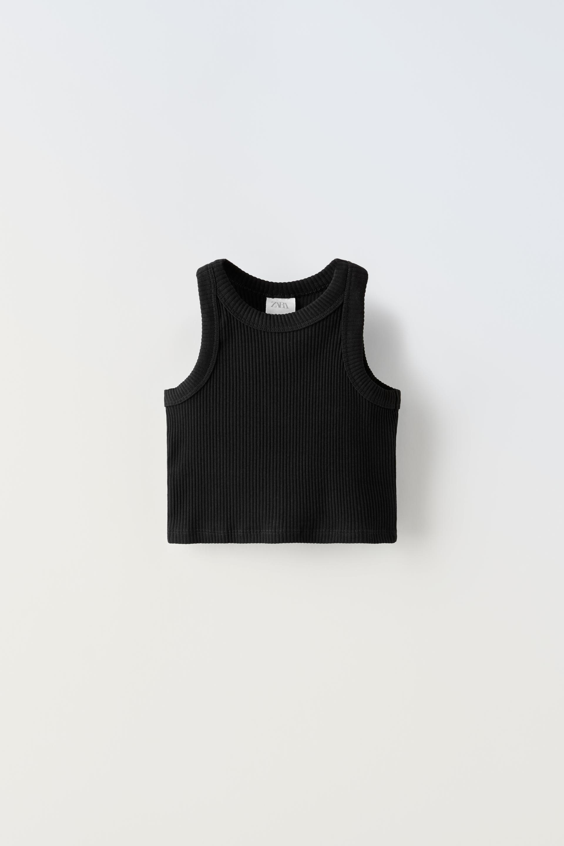 Racerback crop top zara Outlet