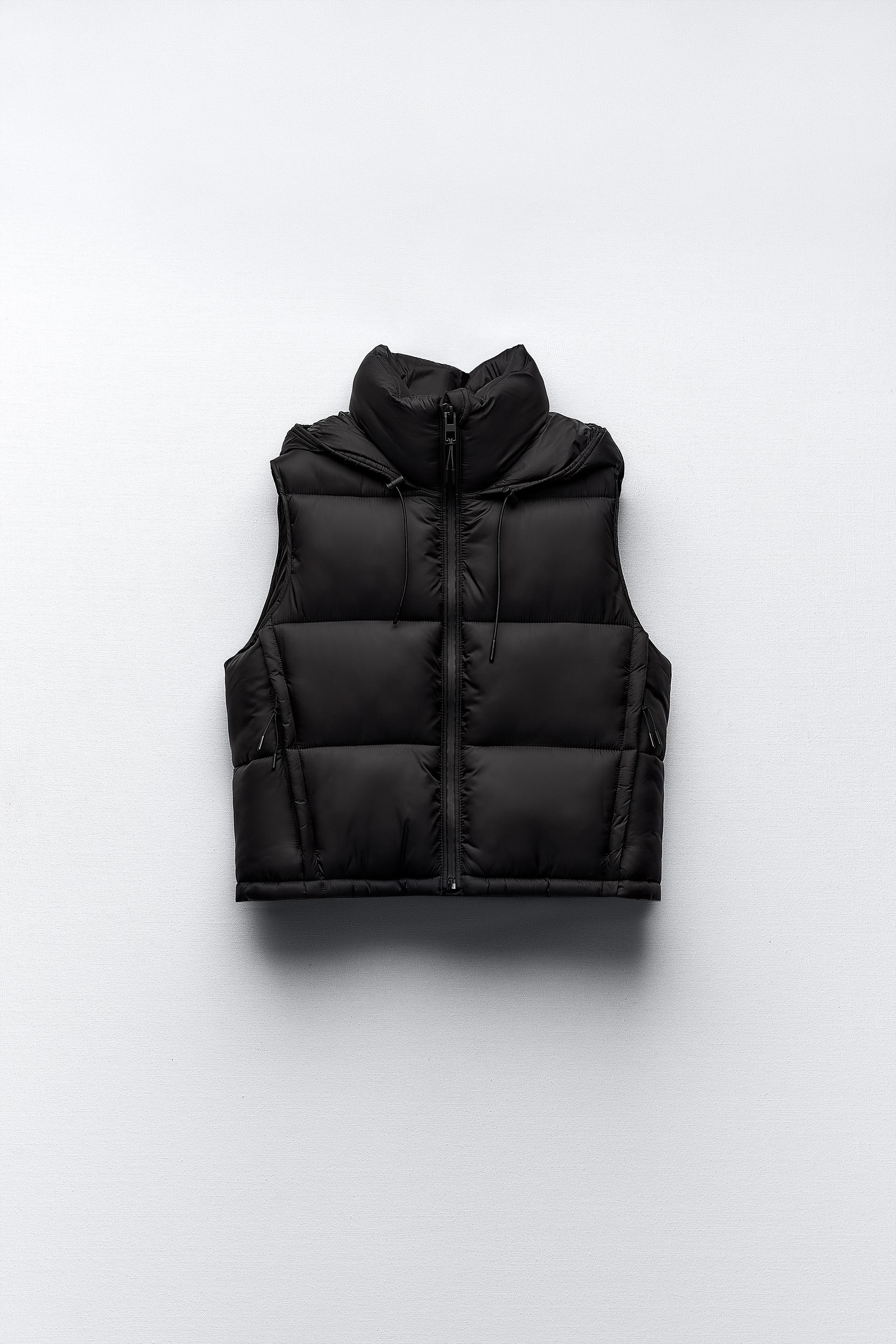 Jacket Zara Femme Gilet Zara Black Long Gilet L – The Wardrobe