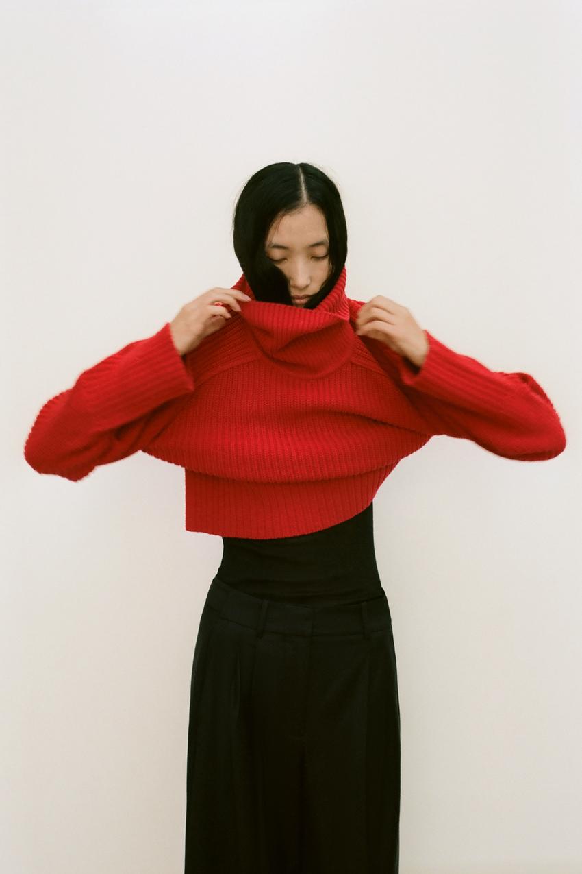 Zara sweater red clearance