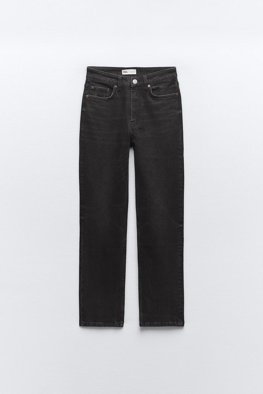 Zara distressed black jeans Clearance