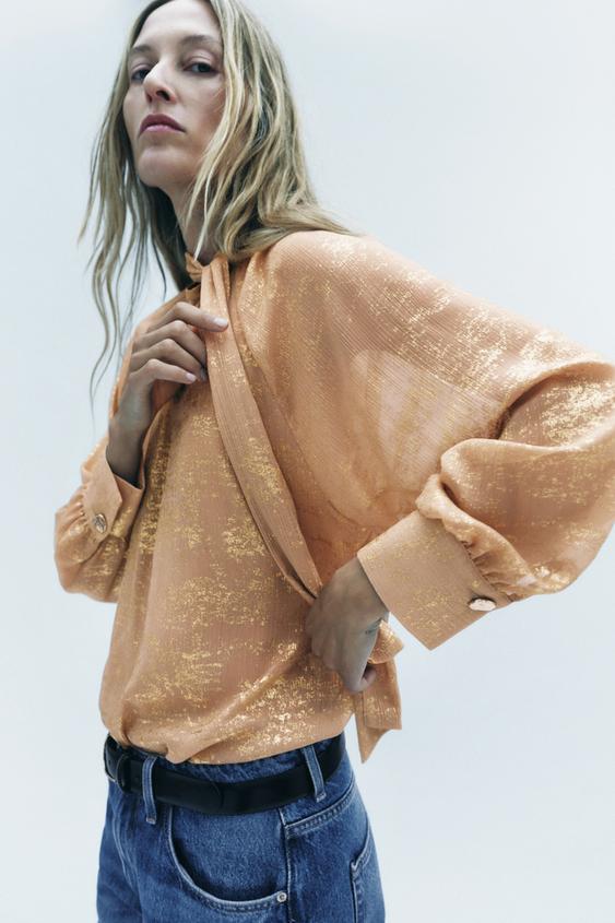 Zara ladies blouses uk Clearance