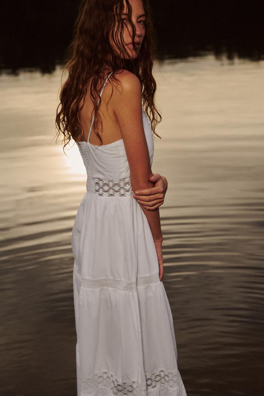 Zara dress with matching lace Clearance