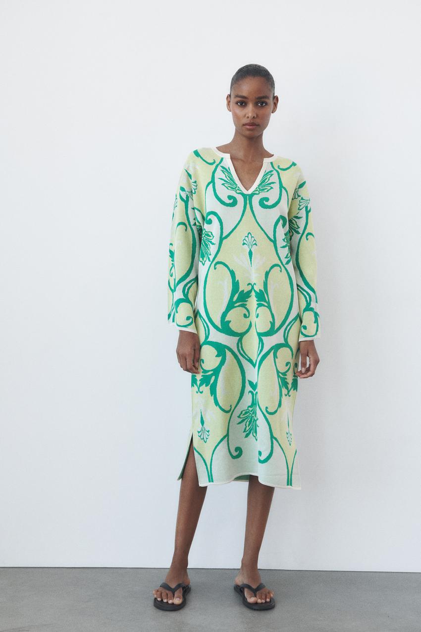 Jacquard knit zara Clearance