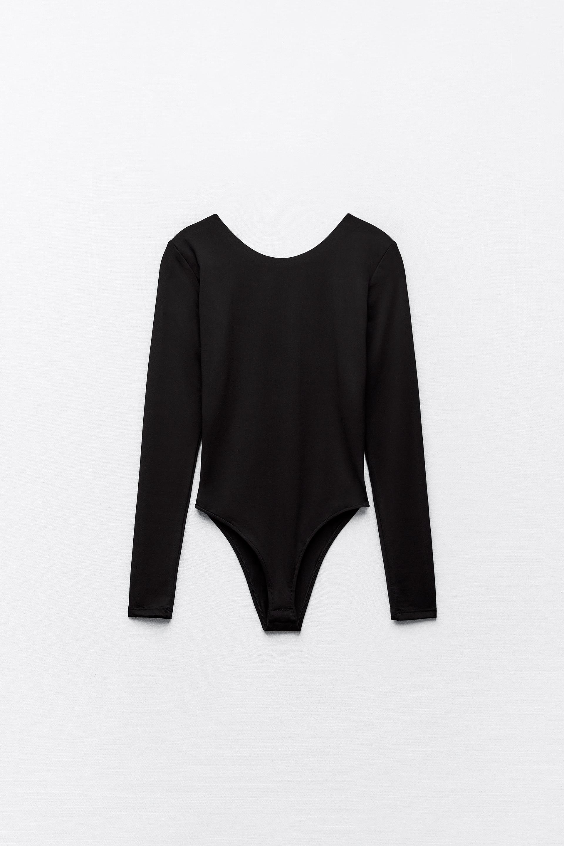 zara black long sleeve