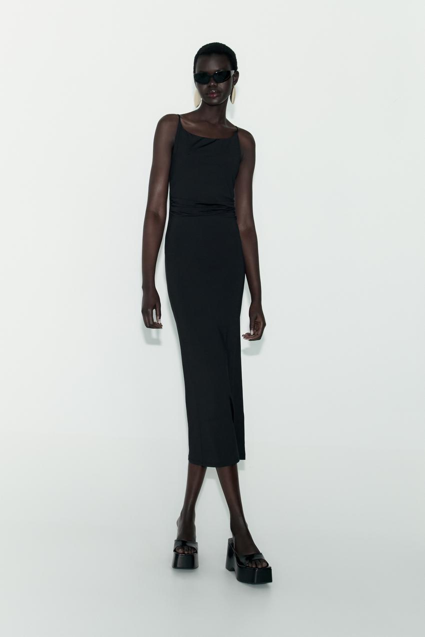 Zara black maxi dress Clearance