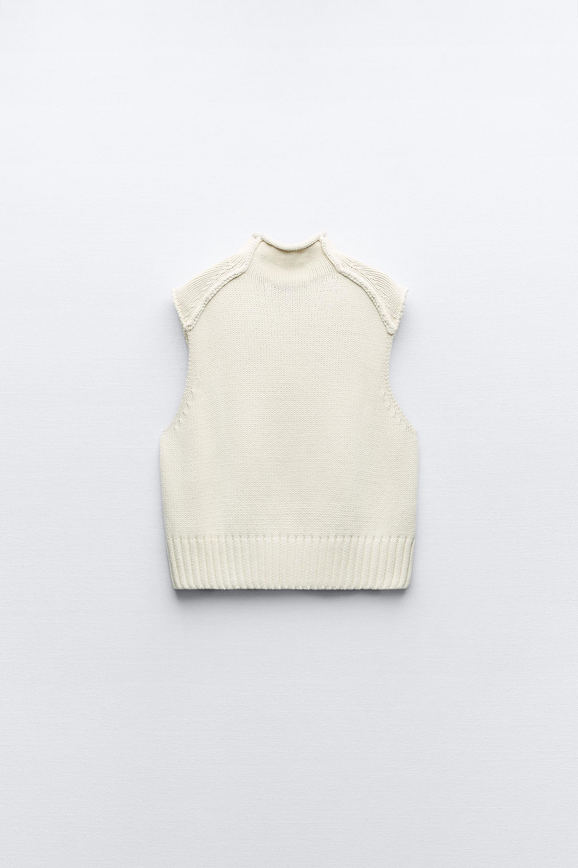 Zara high neck vest Clearance