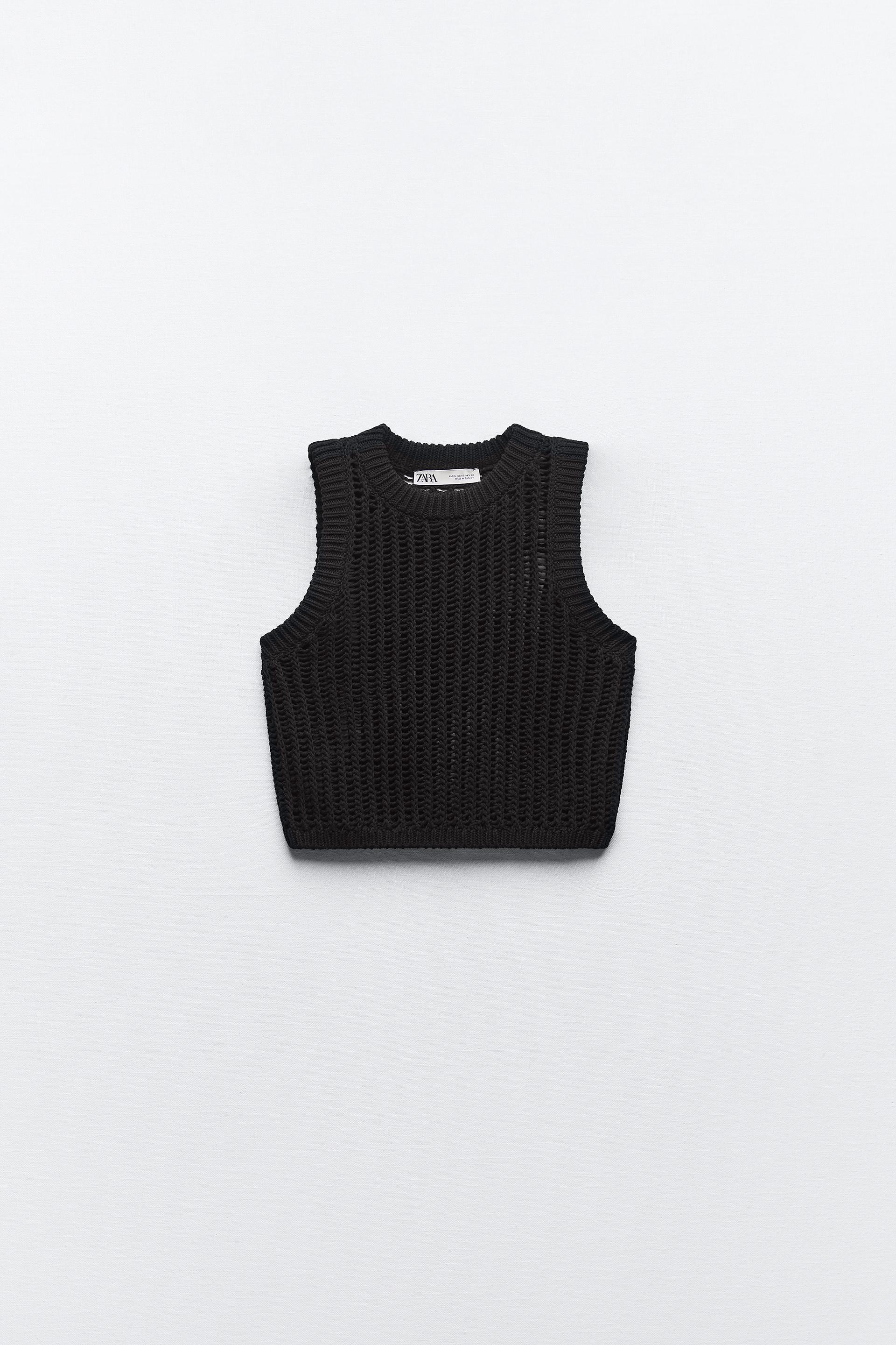 Knitted zara top Clearance