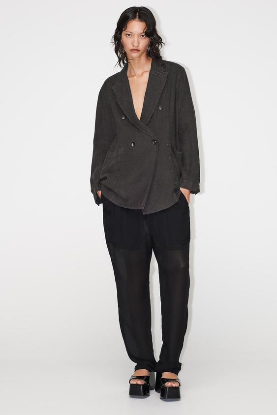 RELAXED FIT LINEN BLAZER - LIMITED EDITION