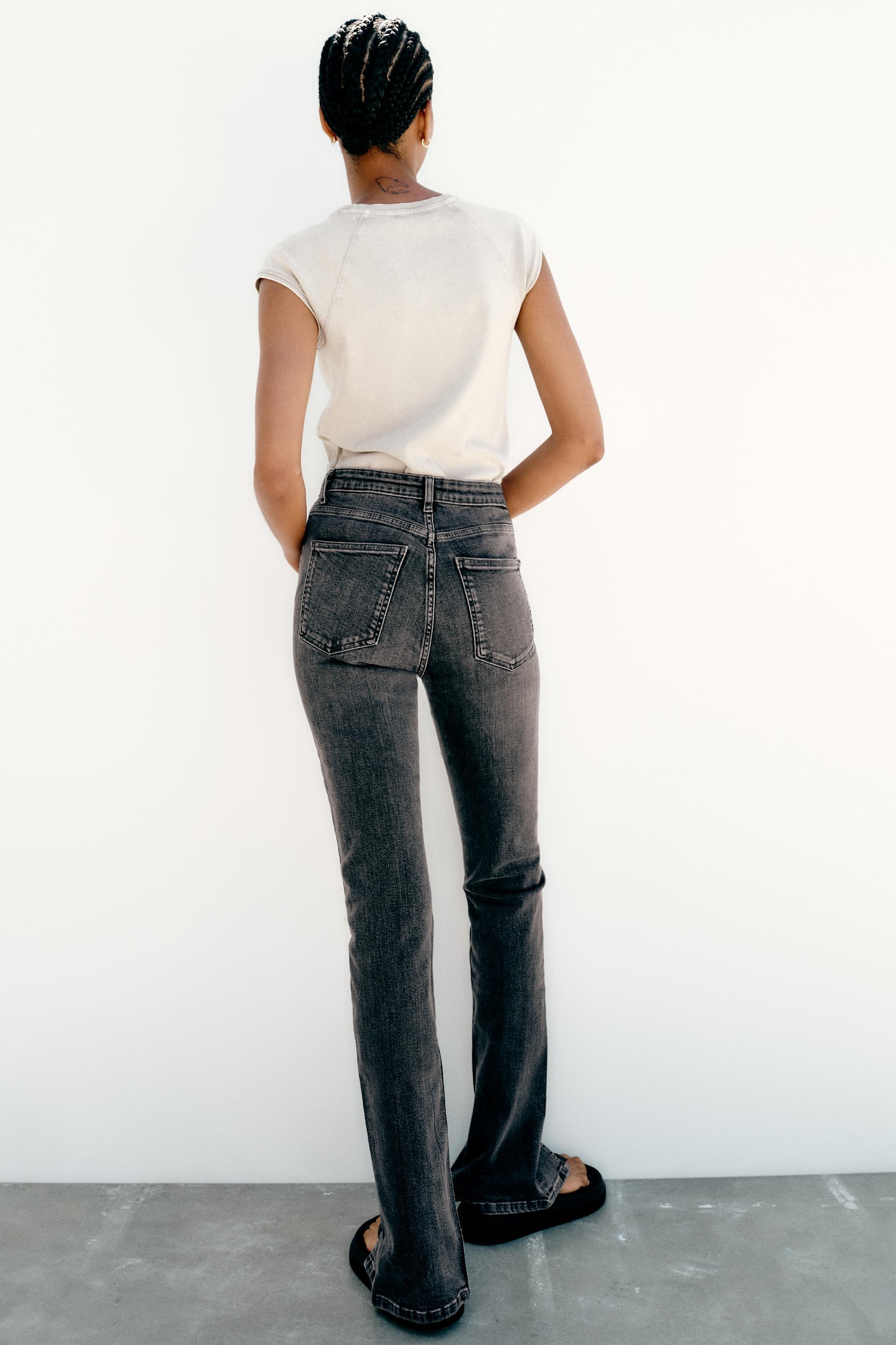 Zara flared pants met split Clearance