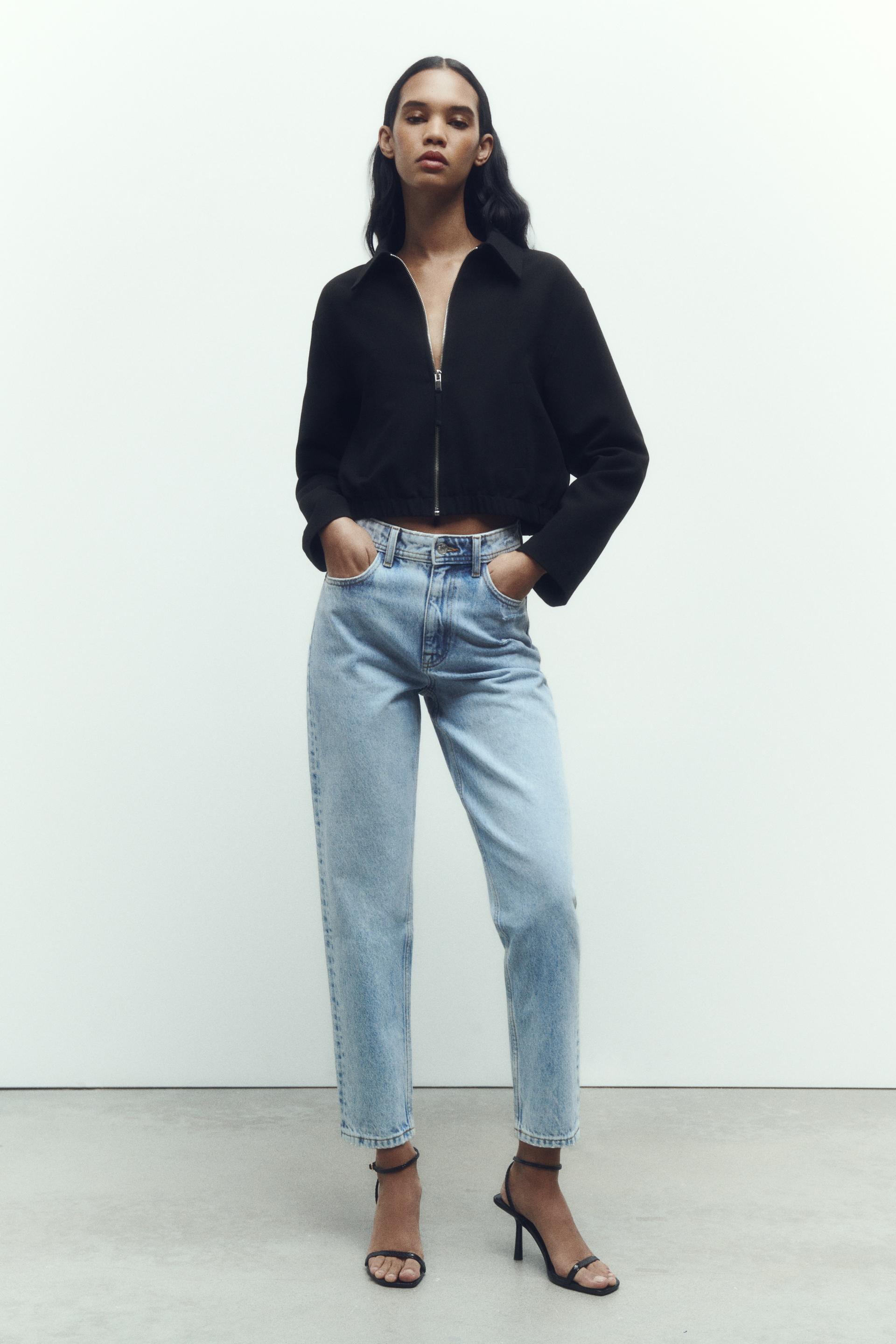 Zara mom jeans inseam Clearance