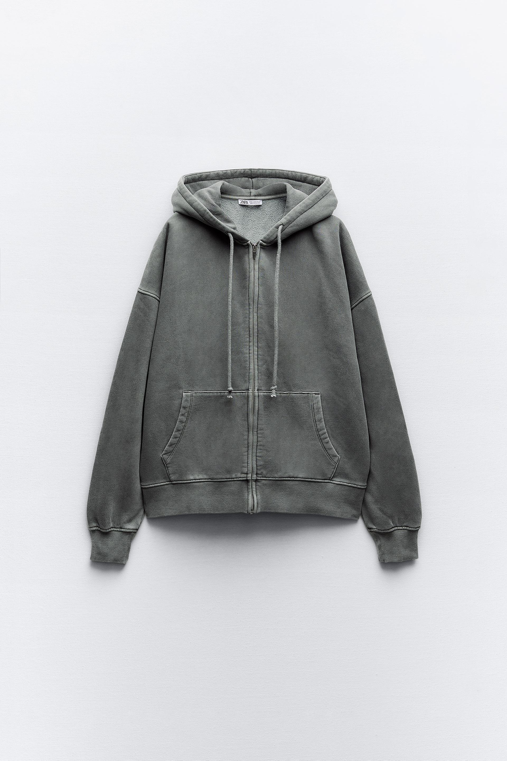 Zara fleece hoodie Clearance