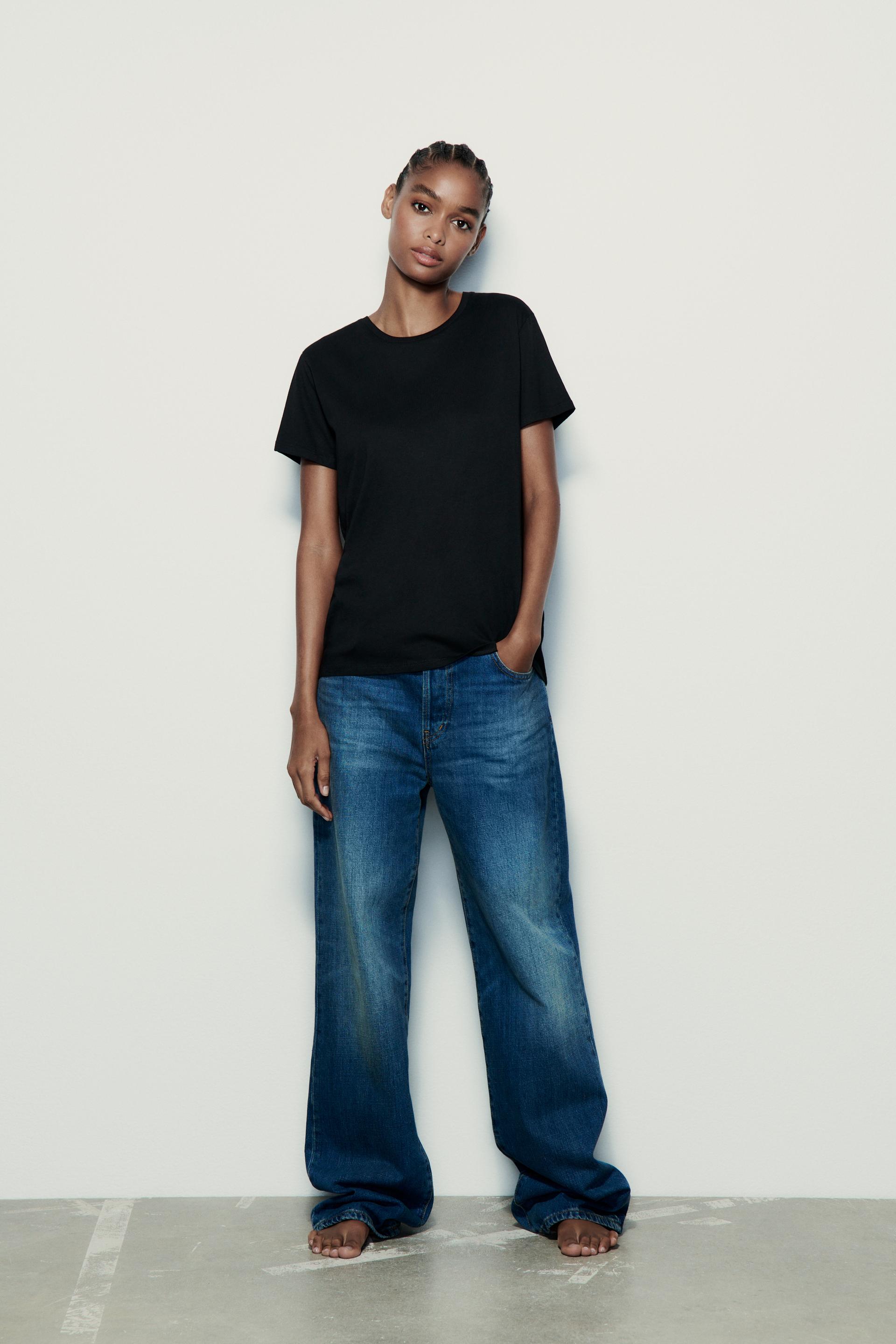 Zara asymmetric t shirt Clearance