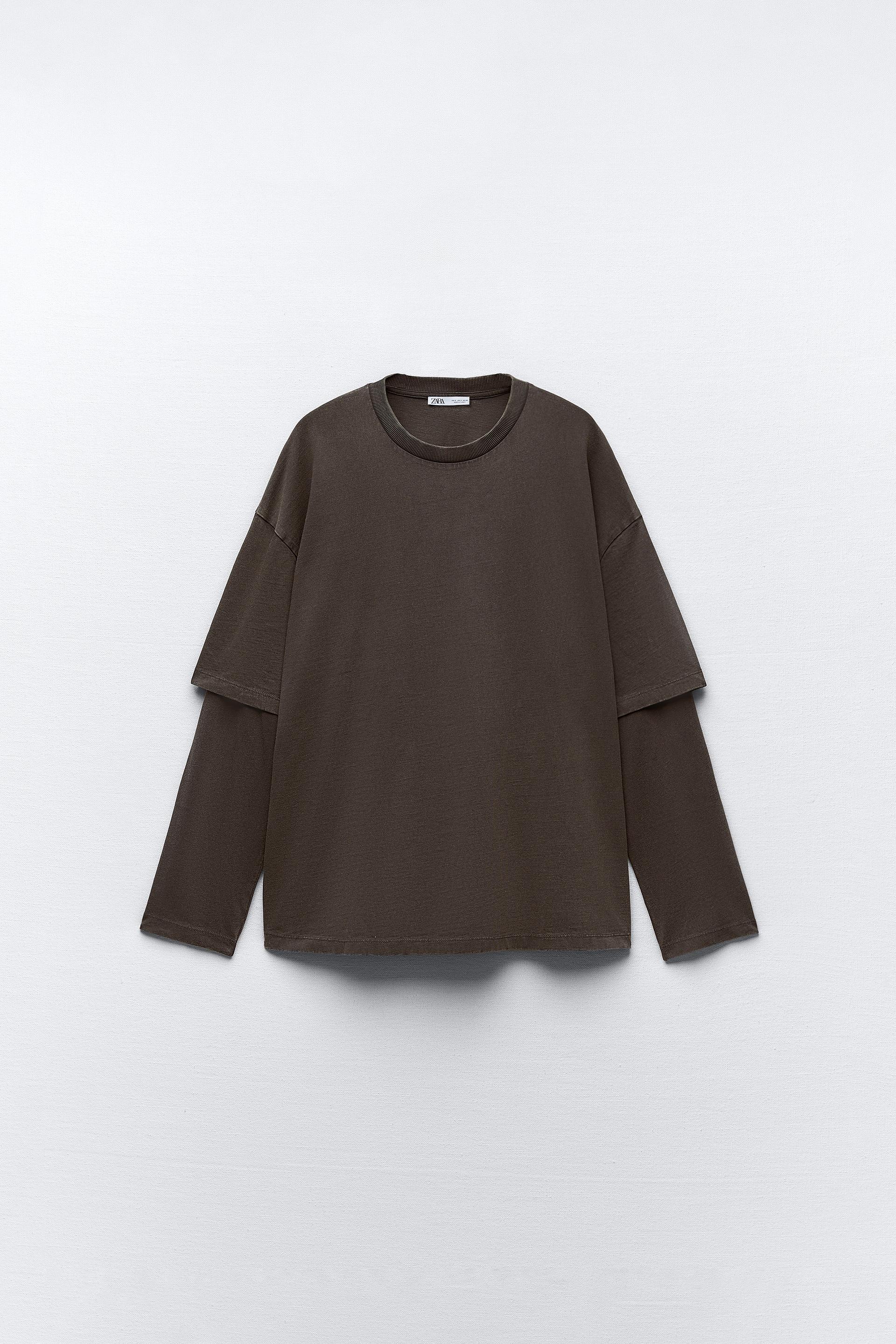 zara full sleeve t shirts
