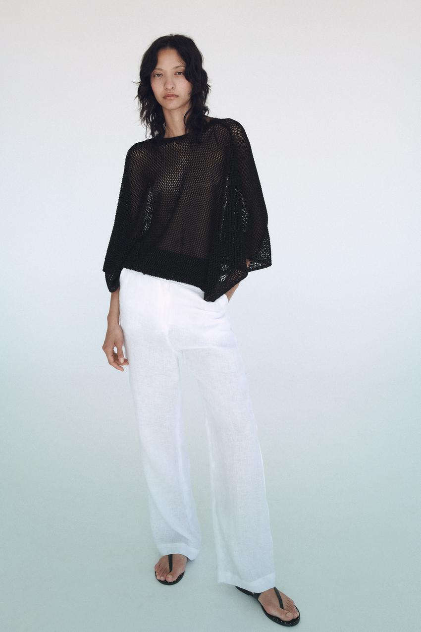 Long knit top zara Clearance