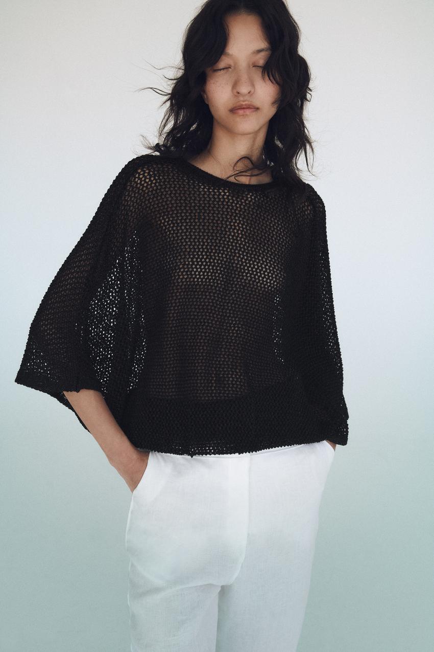 Zara metallic jumper Clearance