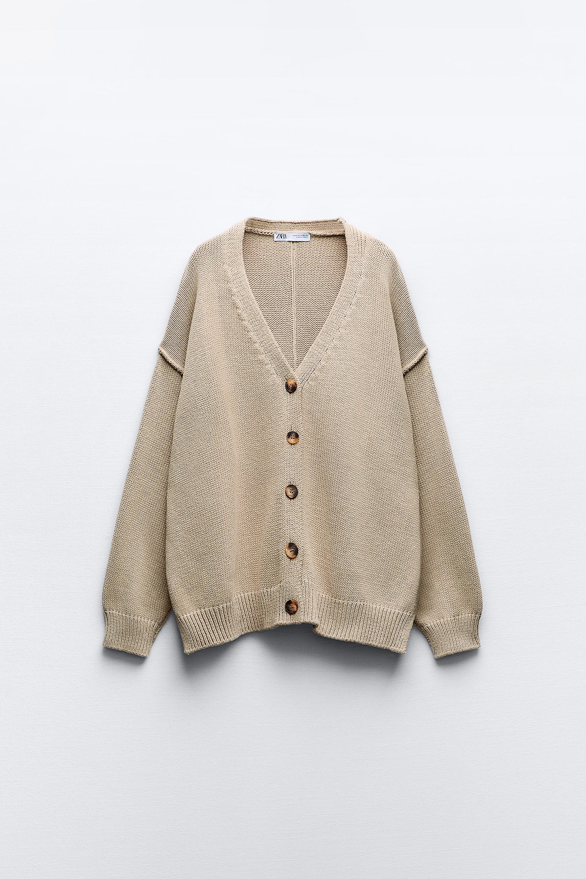 Zara cardigan beige Outlet