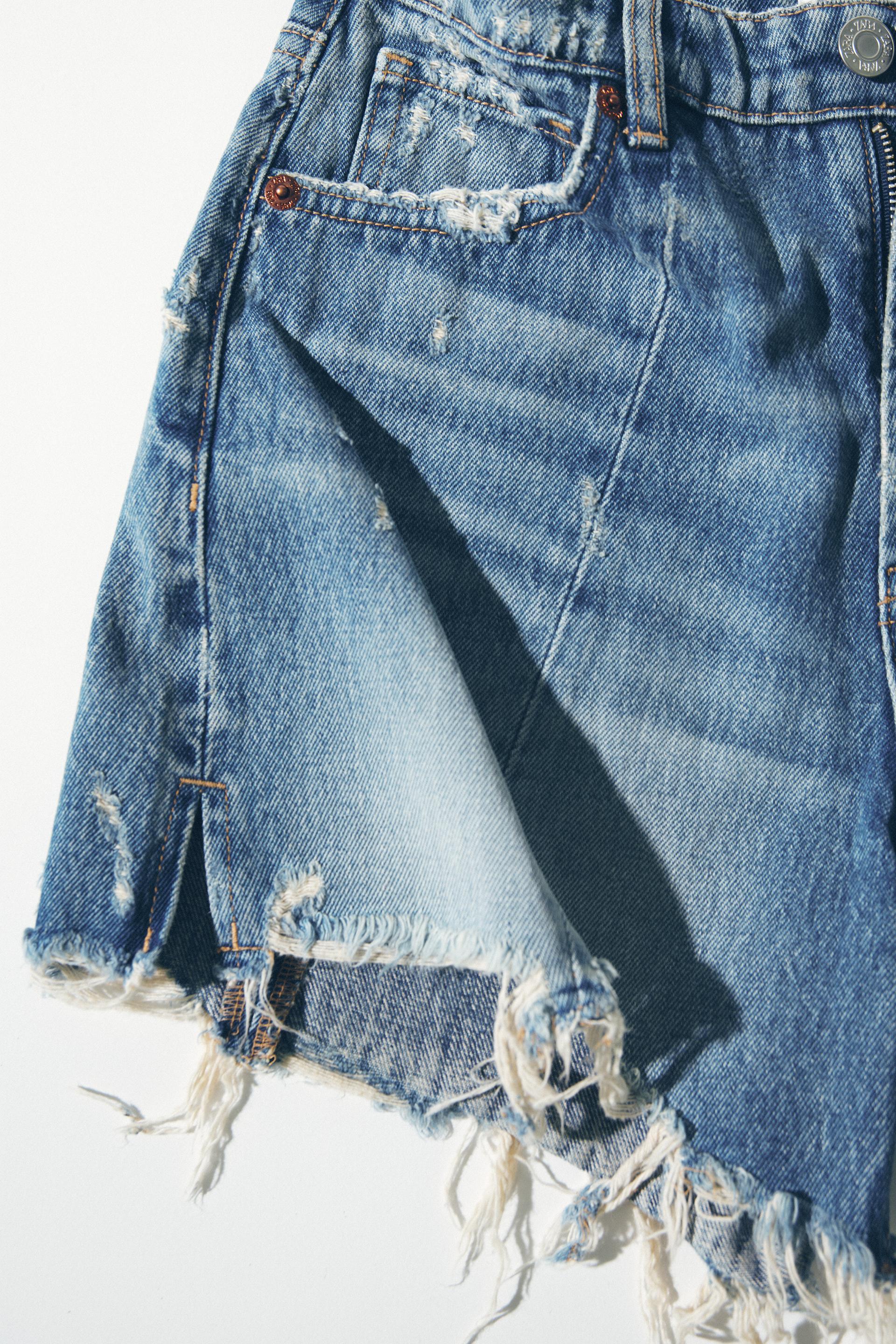 Patchwork shorts zara Clearance