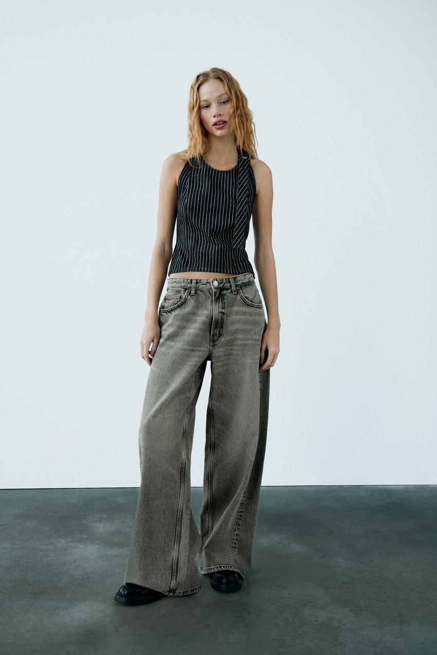 Zara striped halter top Outlet