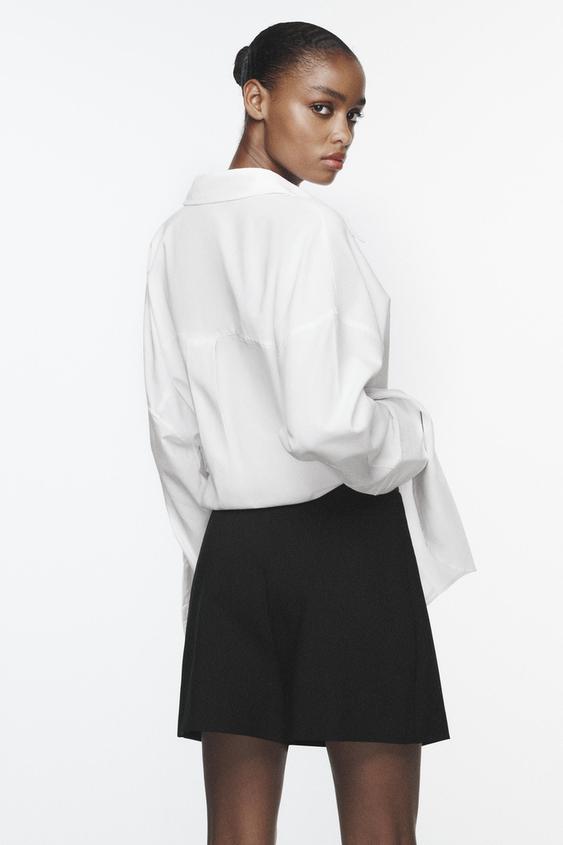 Image 1 of POPLIN SHIRT from Zara