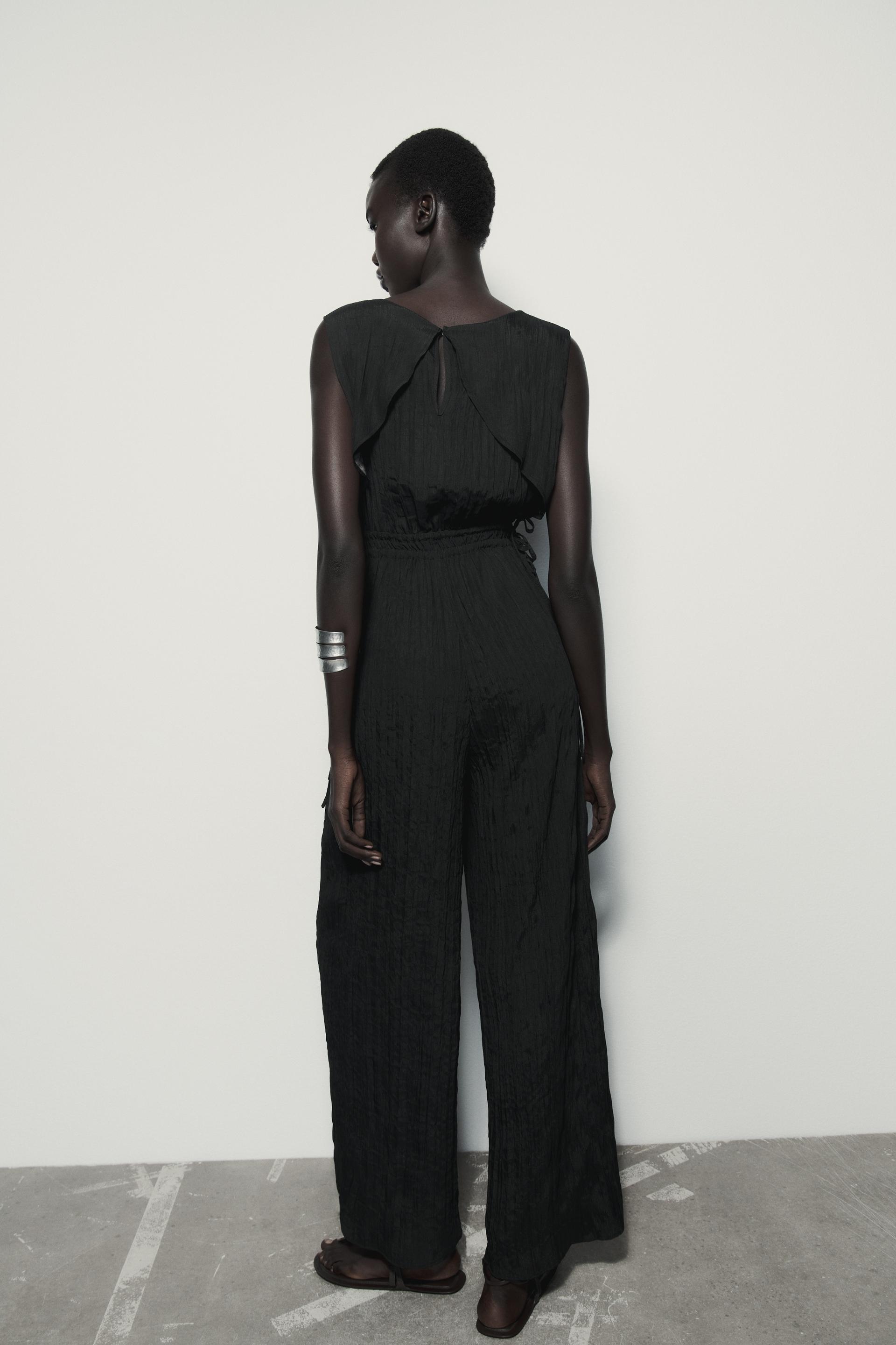 Zara open back jumpsuit Clearance