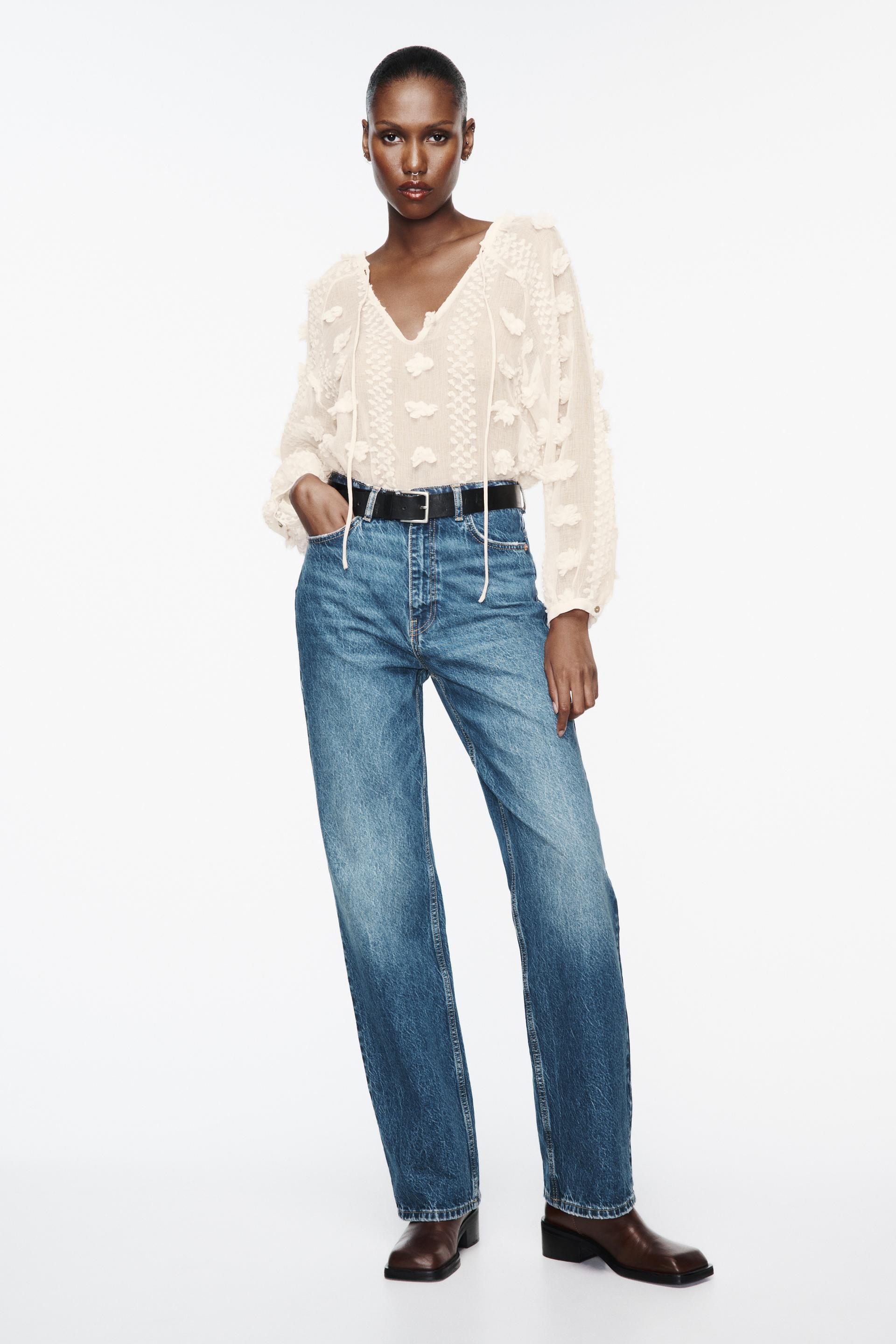 Zara gingham top Clearance