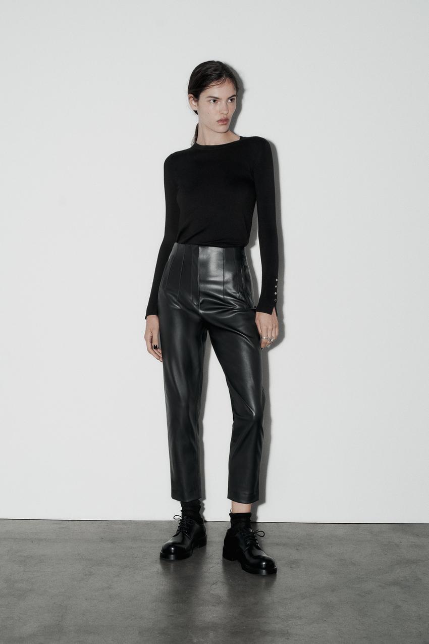 Zara leatherette trousers Clearance