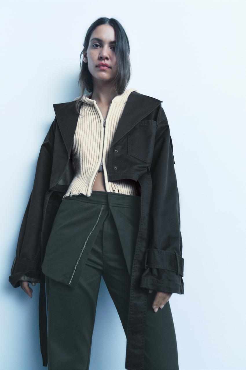 Zara pants with skirt overlay Clearance