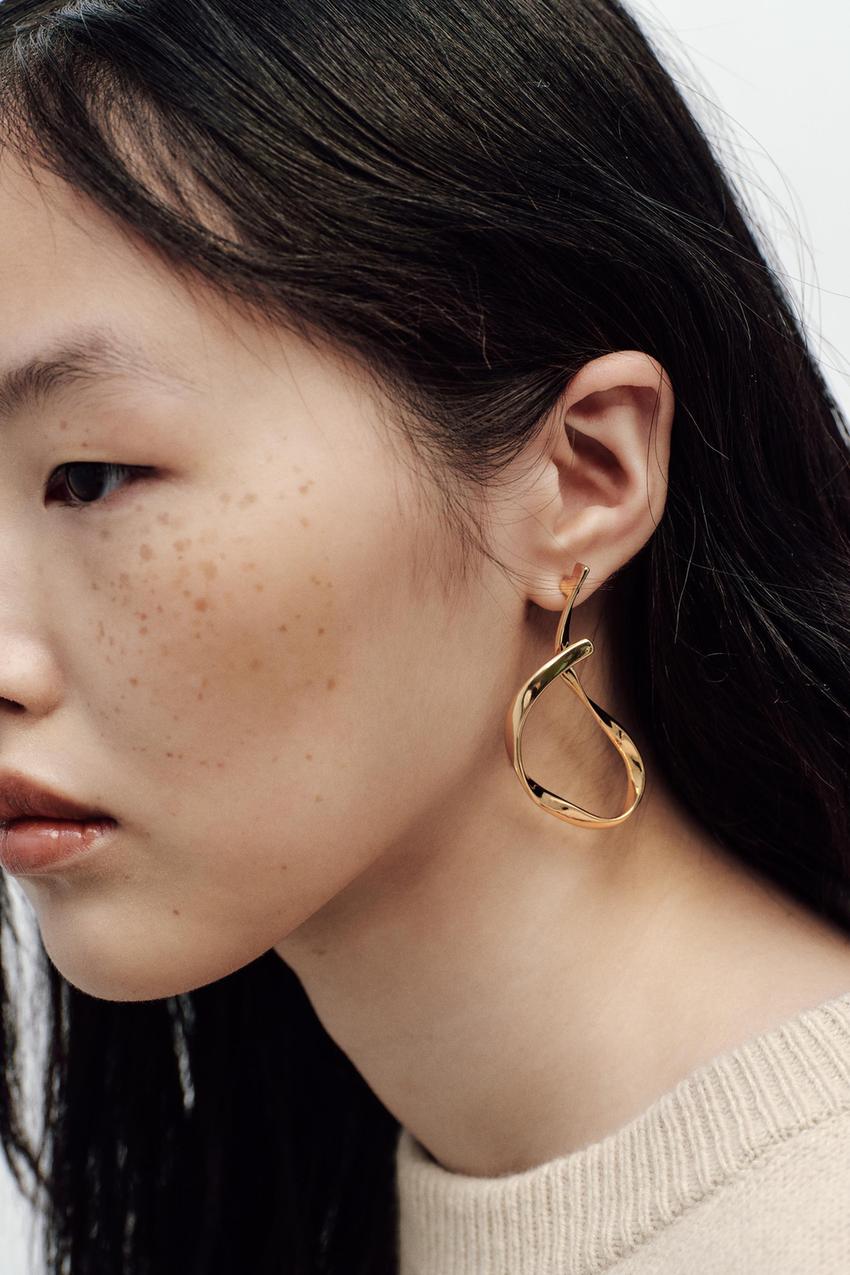 Zara big earrings Clearance