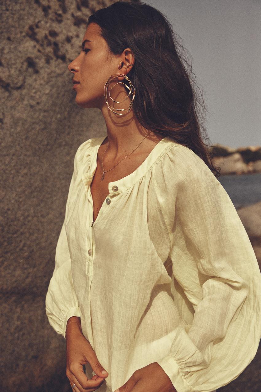 Zara gypsy top Clearance