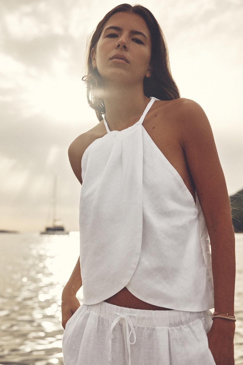 Zara halter shirts & tops Clearance