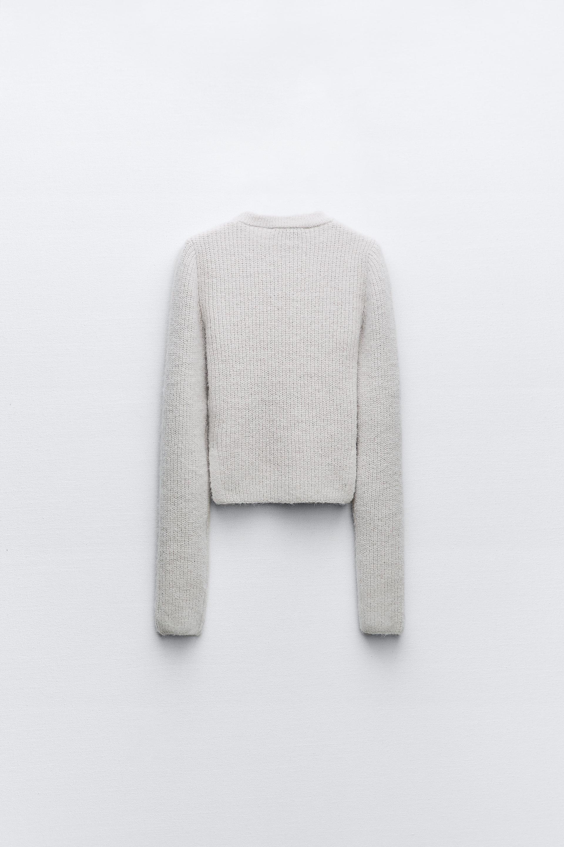 Fitted cropped sales jumper