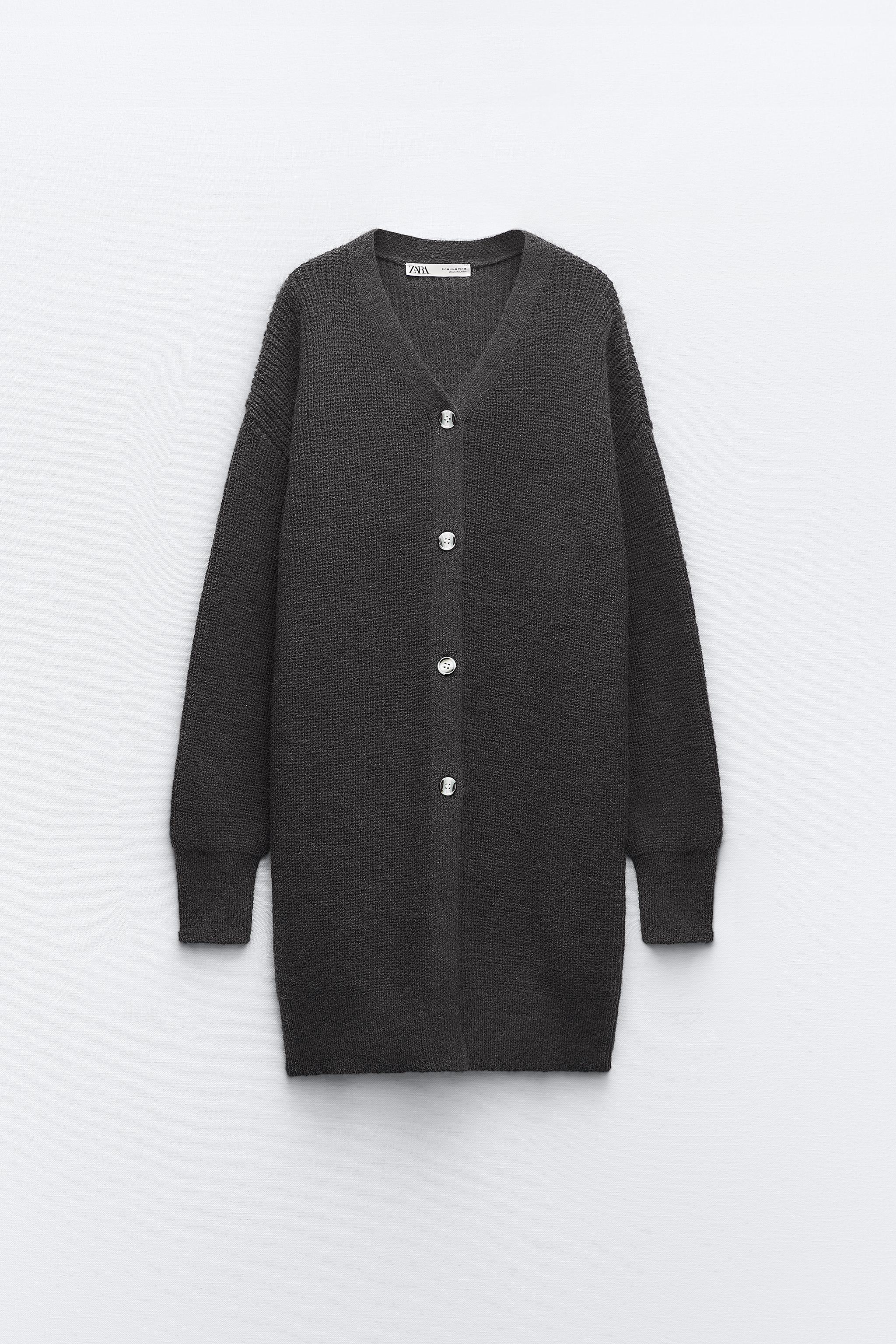 Zara LONG KNIT CARDIGAN | Yorkdale Mall