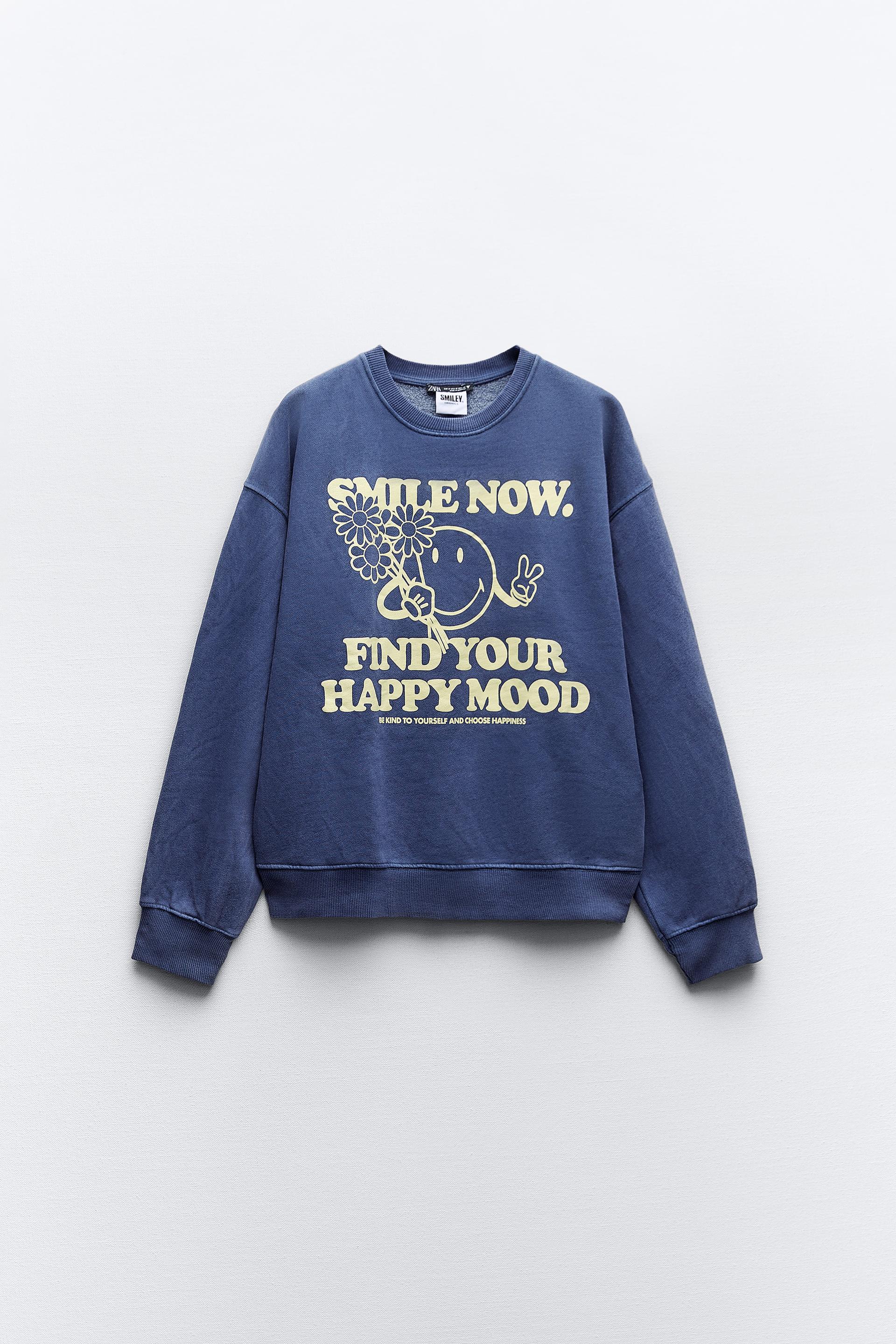 Smiley sweater zara Clearance