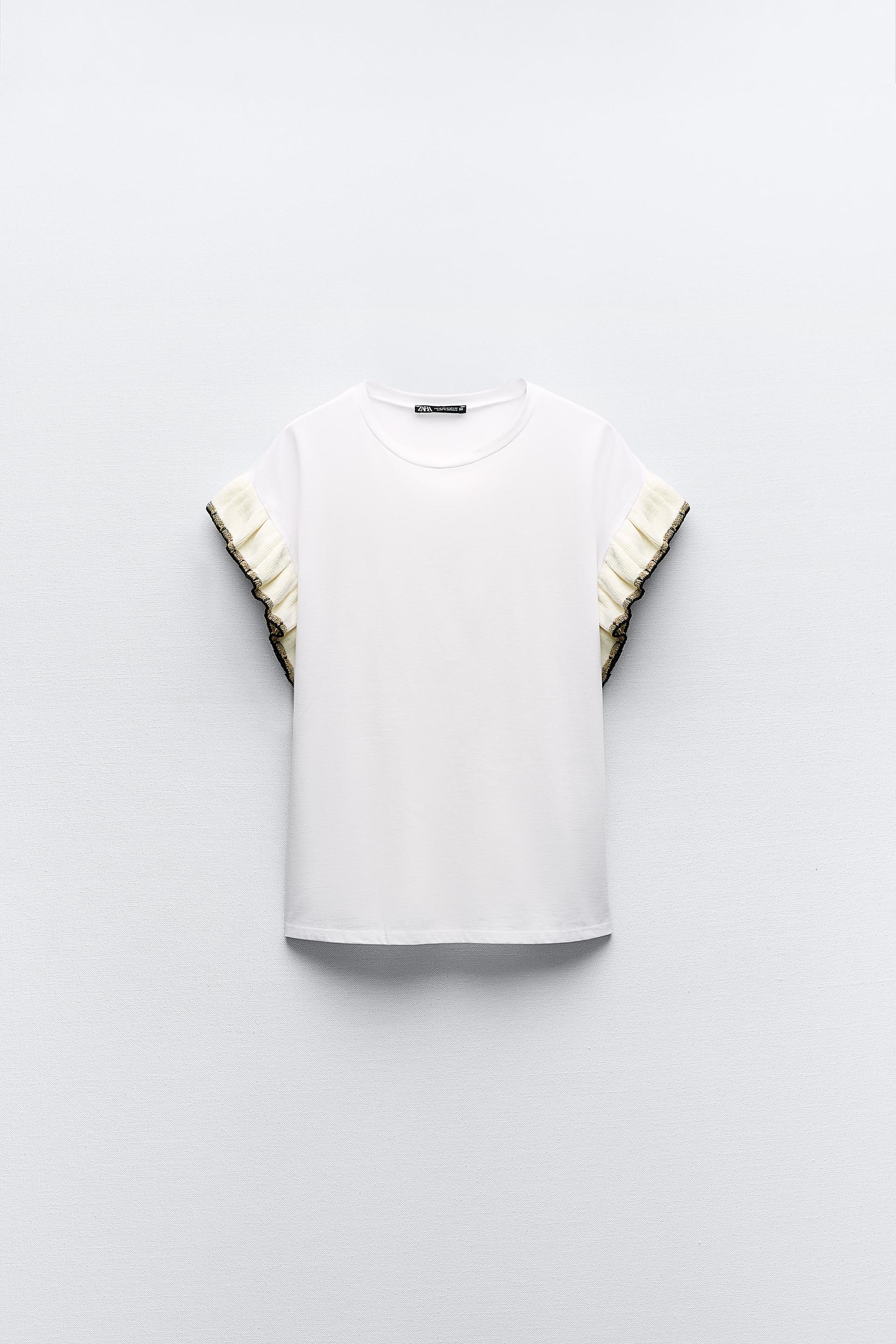 White frill zara top Clearance