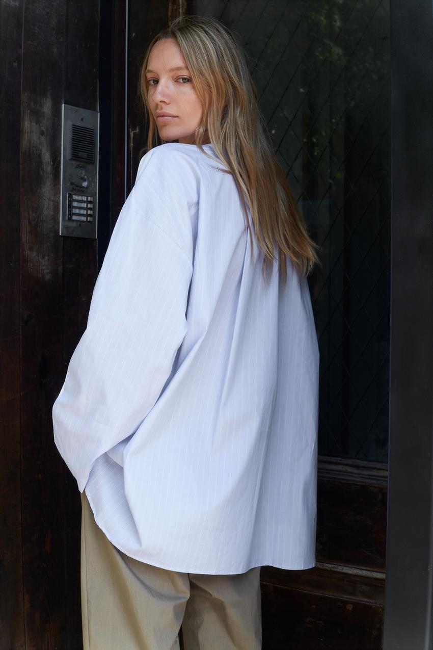 Zara button down long sleeve Clearance