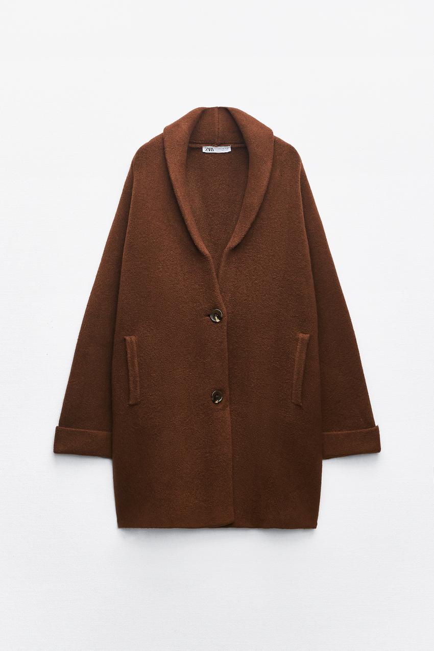 Zara women's overcoats Clearance