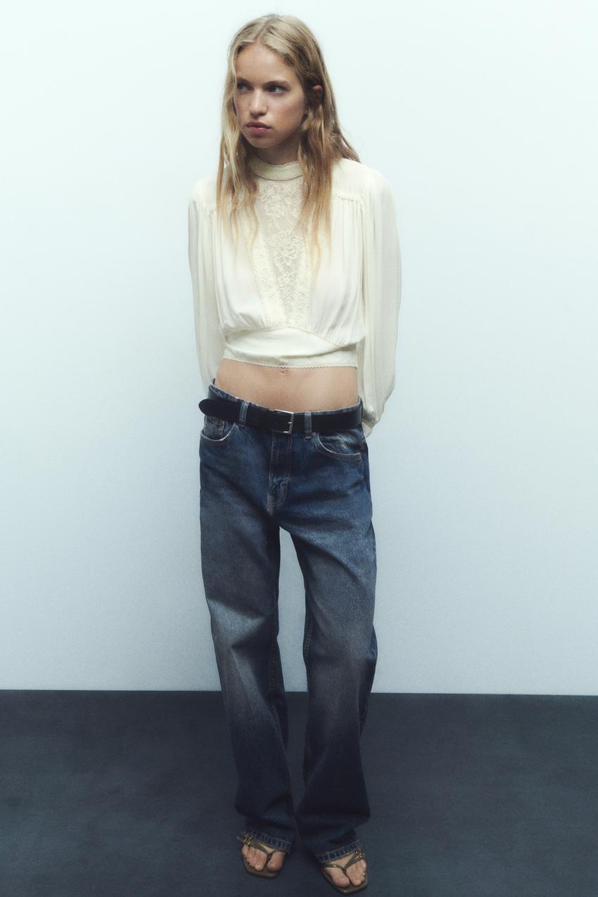 Top ecru zara Clearance