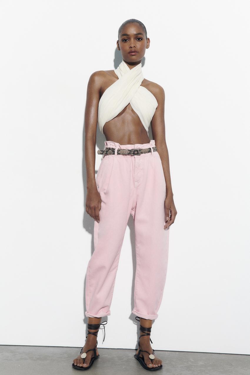 Light pink zara jeans Clearance