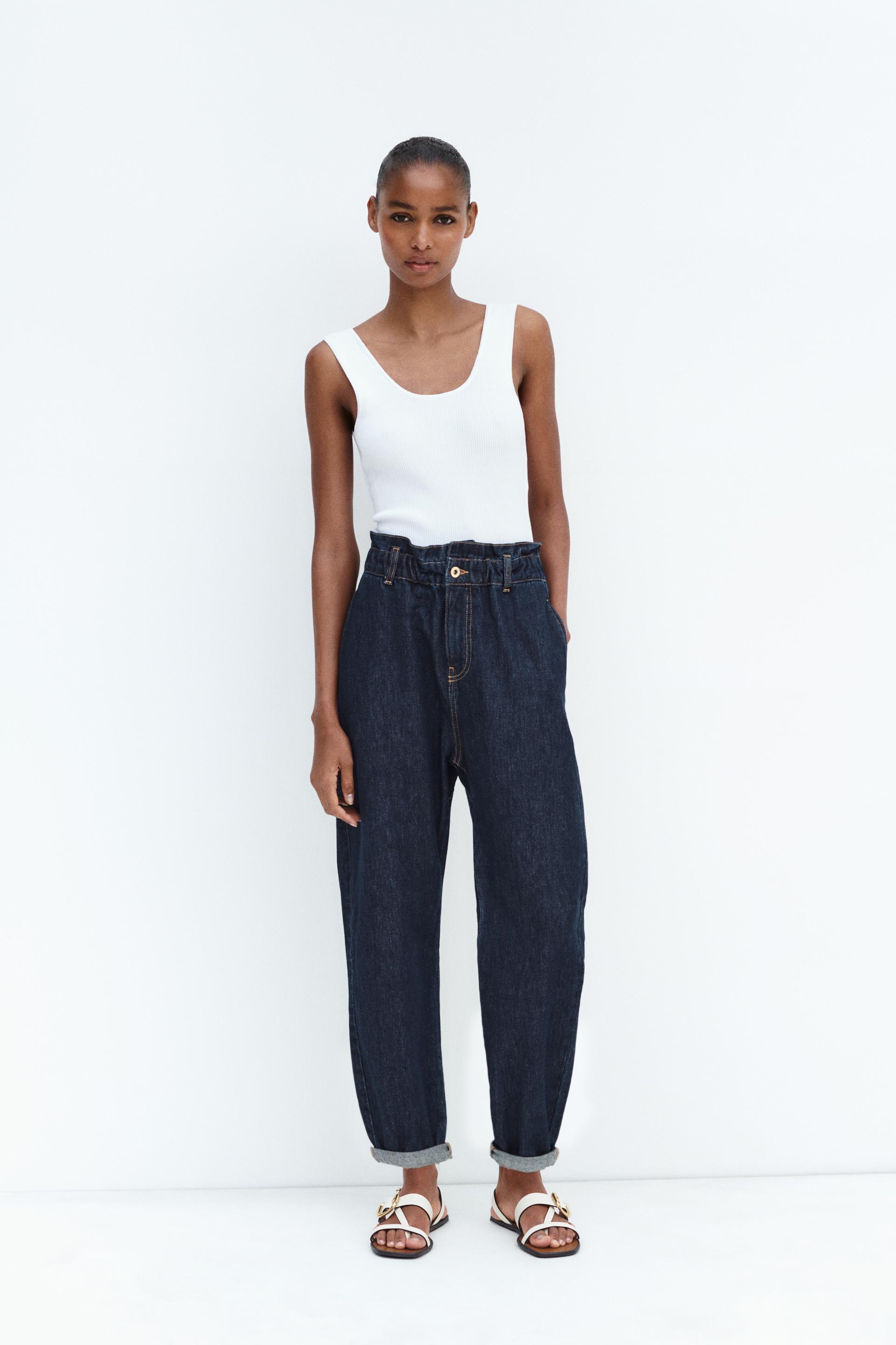Zara buttoned baggy jeans Clearance
