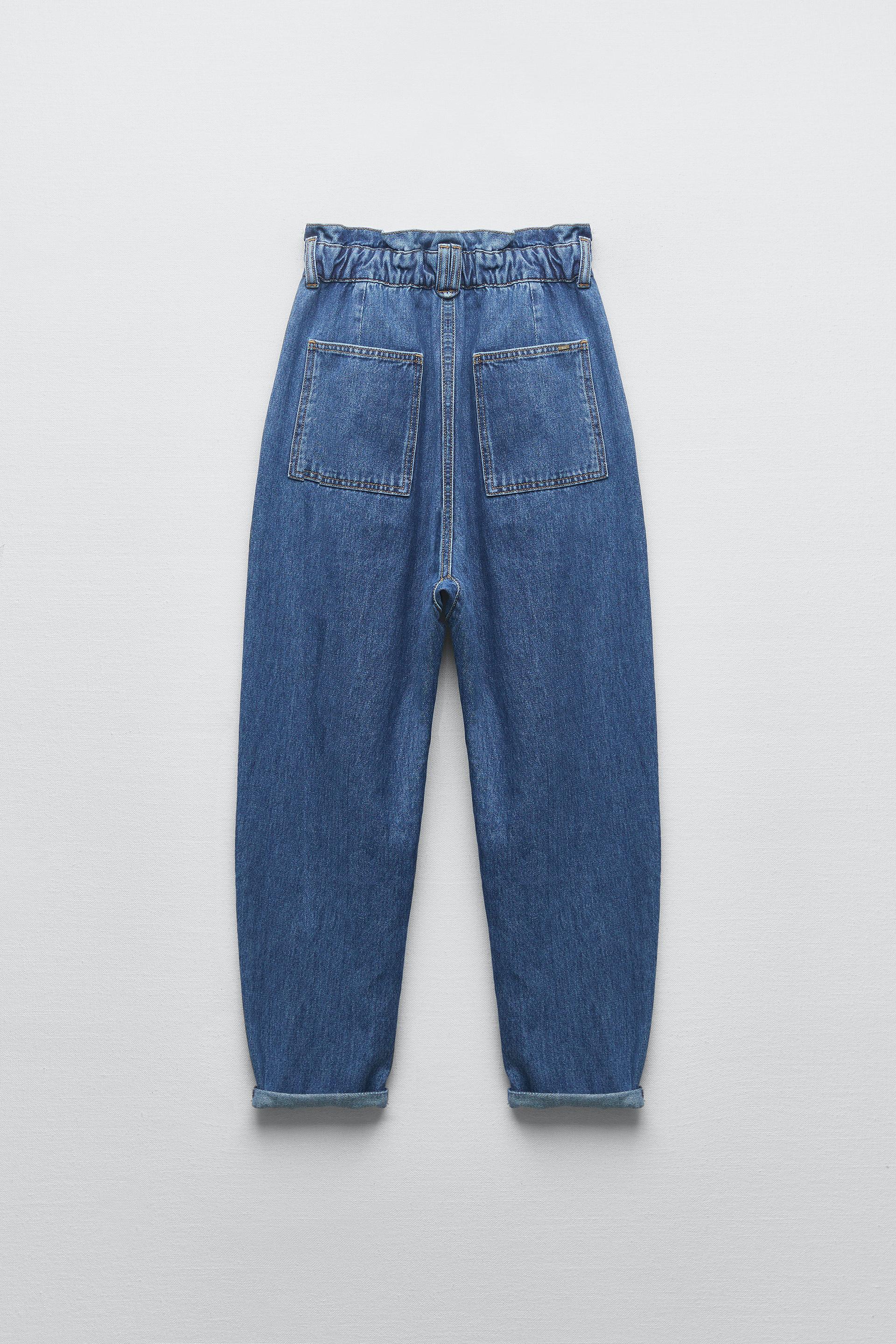 Zara baggy button jeans Clearance