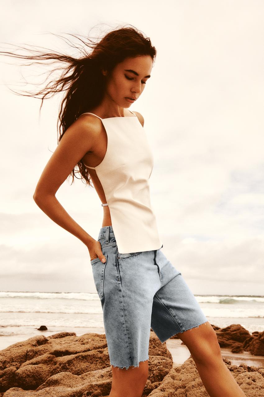 Zara long bermuda shorts Clearance