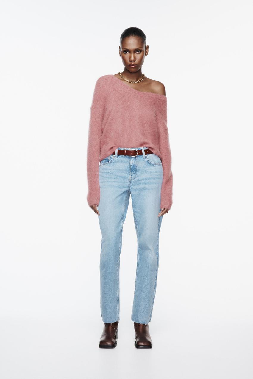 Mid rise straight leg zara Outlet