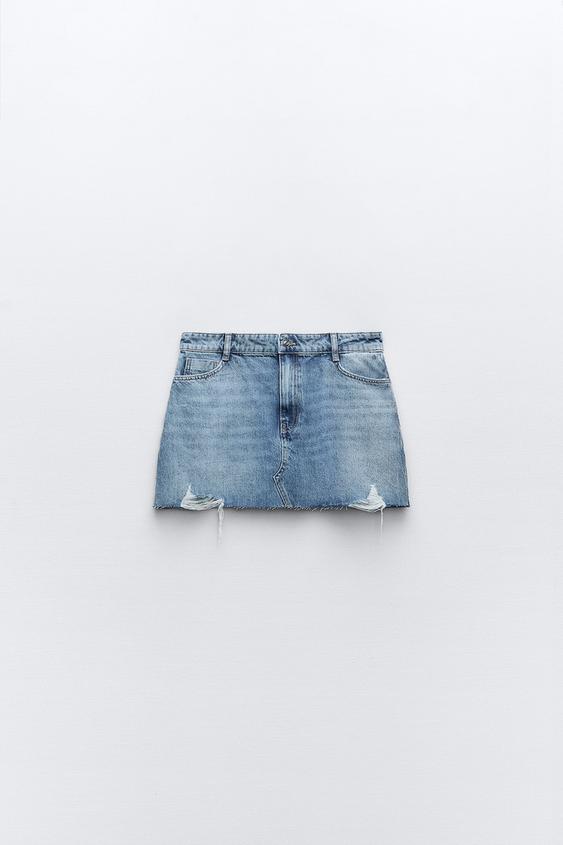 Zara denim two piece Clearance