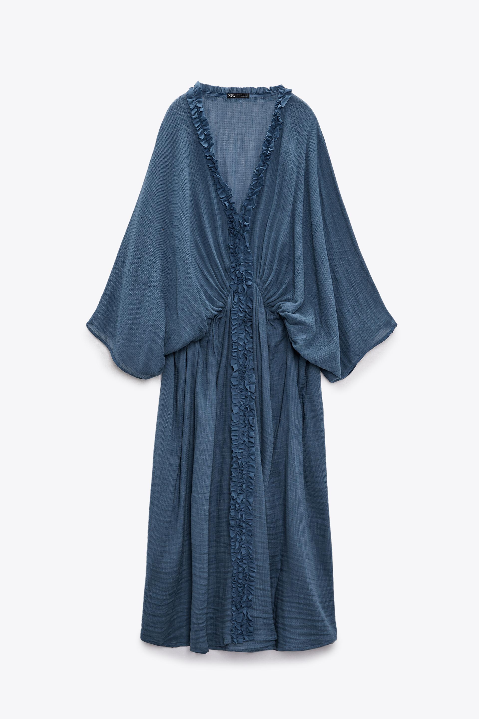 Zara blue kaftan Clearance