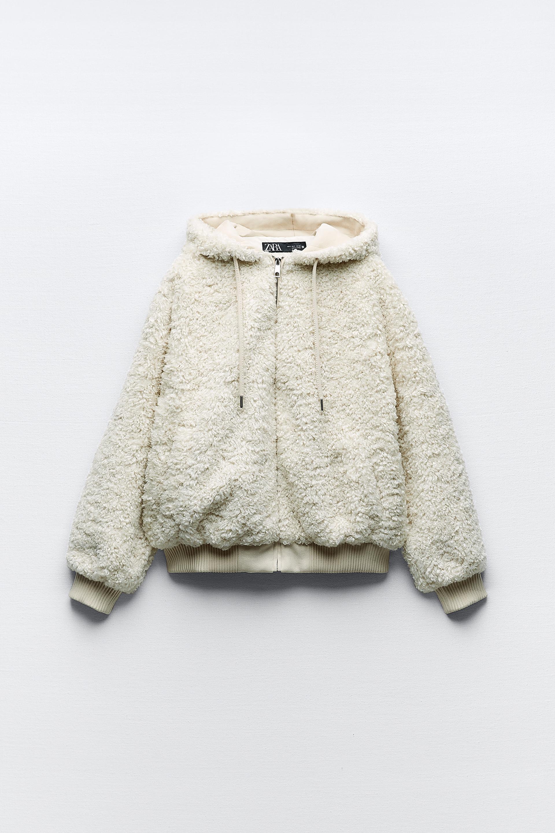 Zara fleece hoodie Clearance