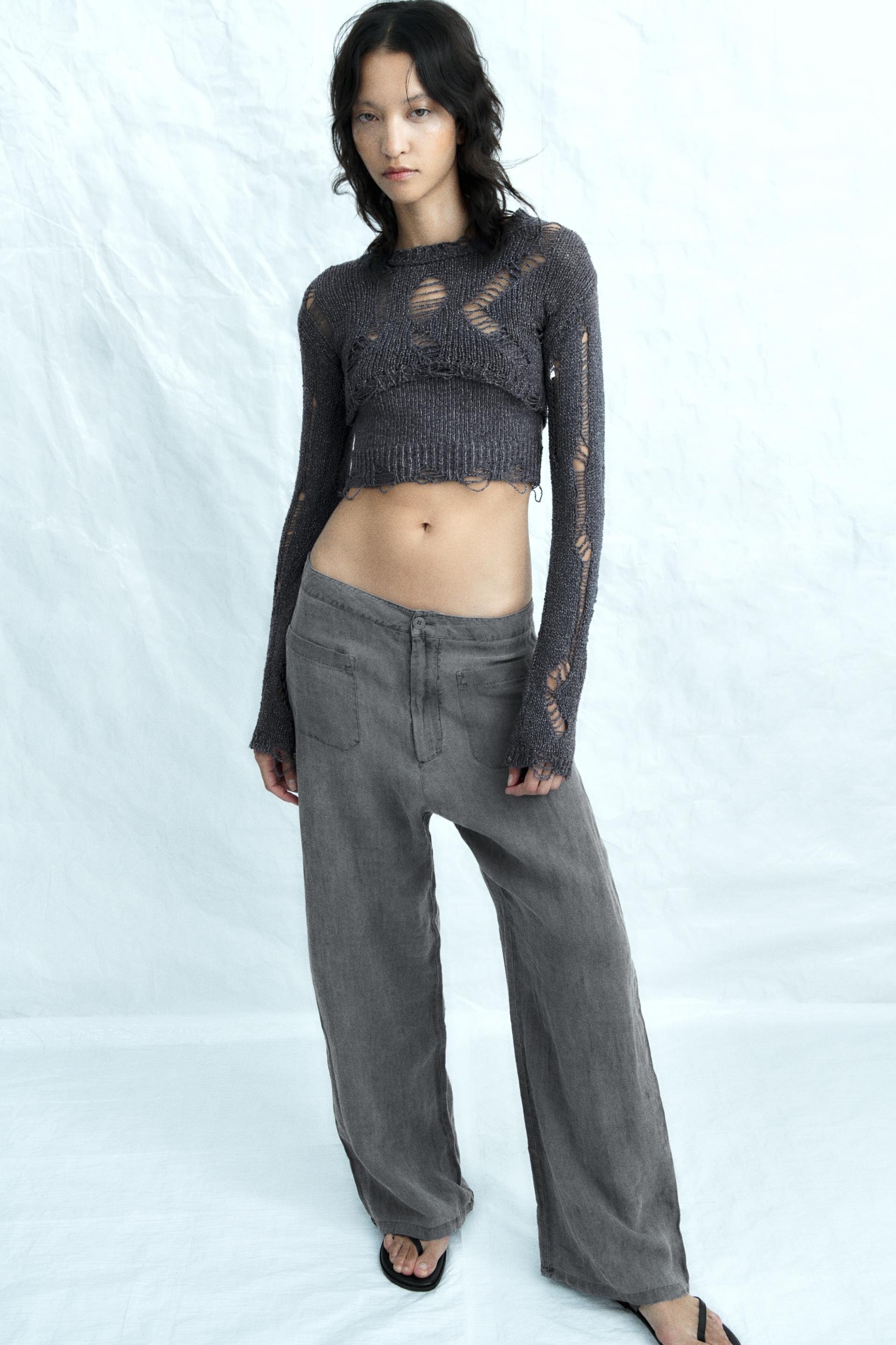 Ripped top zara Clearance