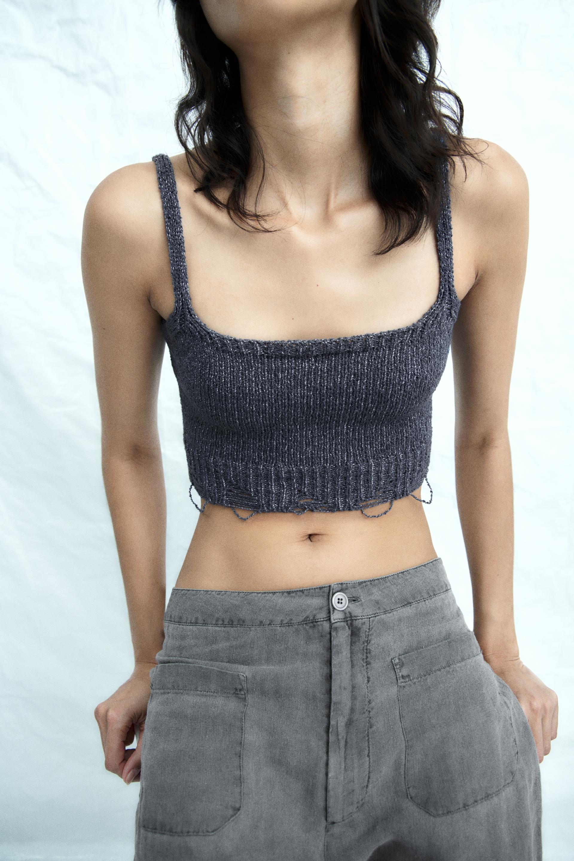 Zara knit bralette Clearance