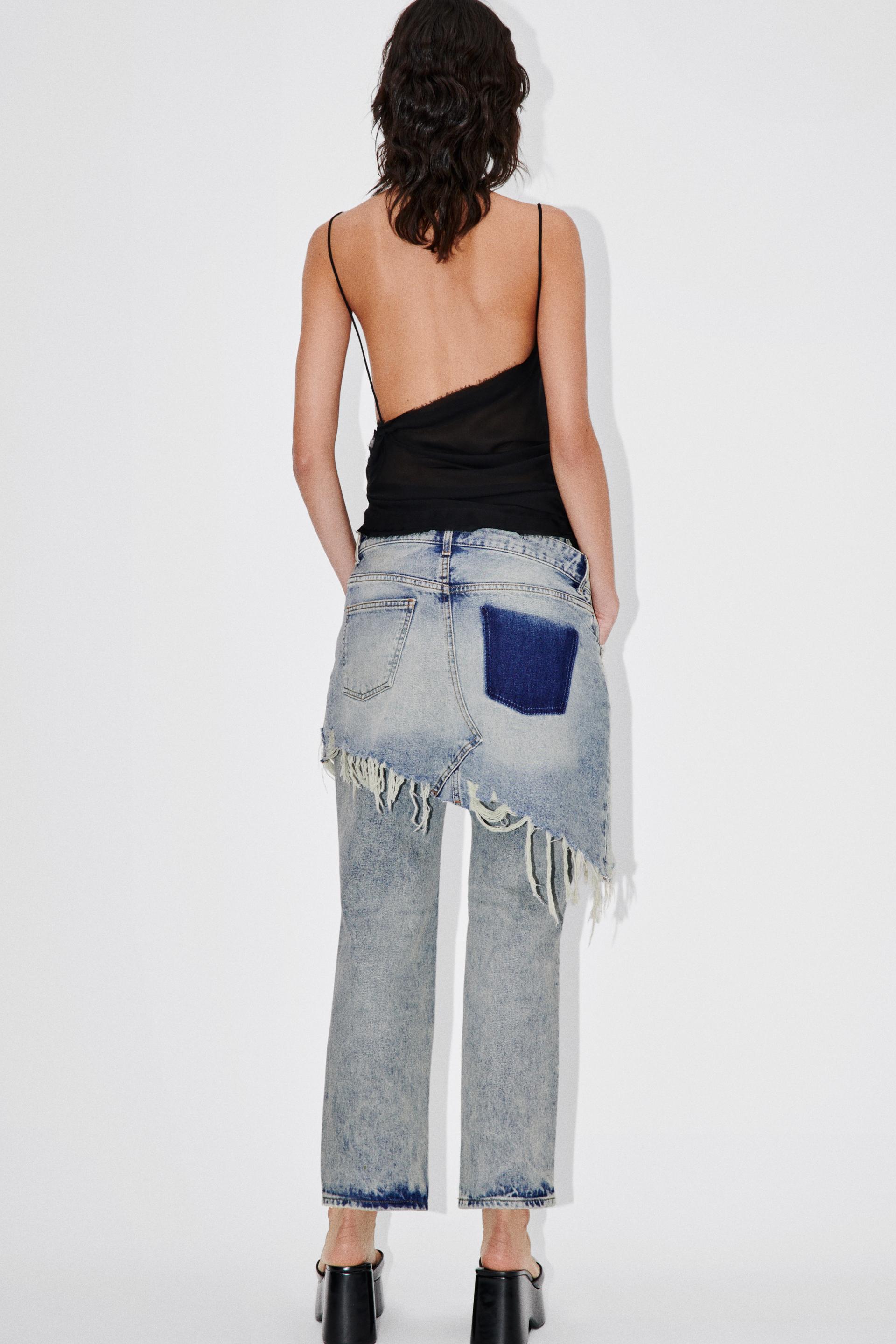 Zara pants with skirt overlay Clearance